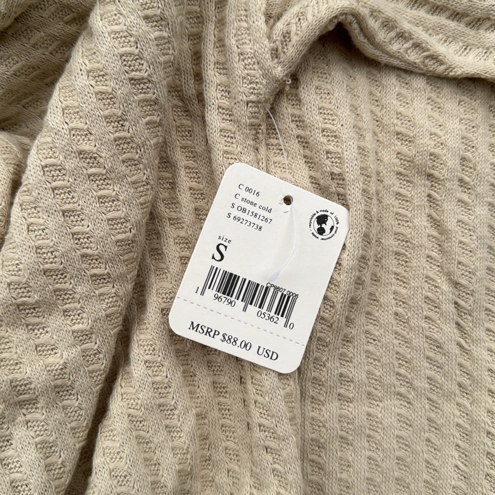 ❣️HOST PICK ❣️ Free People Juicy Waffle Knit Top NWT - Picture 5 of 8